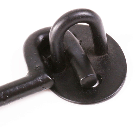 Classic Cast Iron Cabin Hook & Eye - 150mm/6" - Door/Gate Latch