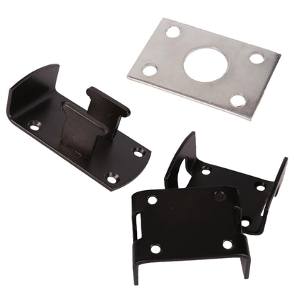 2X Large Garden Gate/Garage Door Drop Bolts - Floor/Ground/Stable Lock Catch