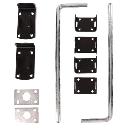 2X Large Garden Gate/Garage Door Drop Bolts - Floor/Ground/Stable Lock Catch