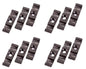 Haven Heritage 12 X Black Large 2" Turn Button Catches - Shed Door/Gate & Rabbit Hutch Latches