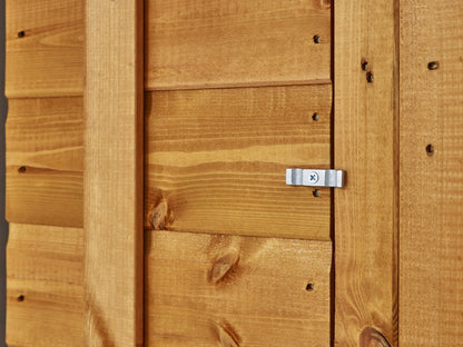 Haven Heritage 6 X Bright Zinc Plated Large 2" Turn Button Catches - Shed Door/Gate & Rabbit Hutch Latches