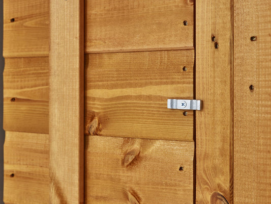 Haven Heritage 4 X Bright Zinc Plated Large 2" Turn Button Catches - Shed Door/Gate & Rabbit Hutch Latches