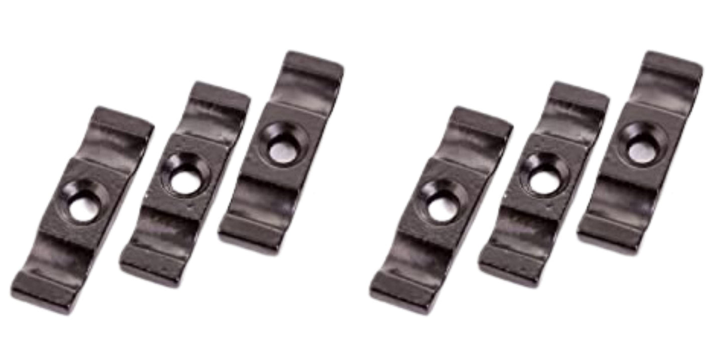 Haven Heritage 6 X Black Extra Large 2.5" Turn Button Catches - Shed Door/Gate & Rabbit Hutch Latches