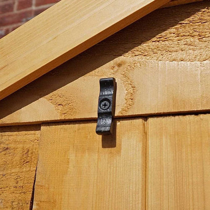 Haven Heritage 6 X Black Extra Large 2.5" Turn Button Catches - Shed Door/Gate & Rabbit Hutch Latches