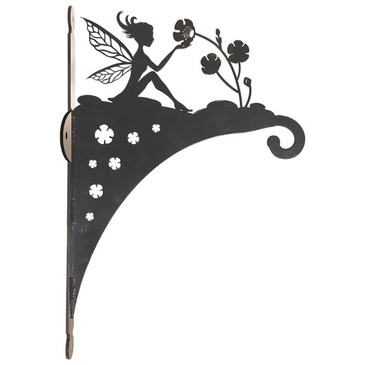 Epsom Door Handle Decorative Metal Fairy Hanging Basket Bracket – Heavy-Duty Wall Hook for Planters, Bird Feeders & Outdoor Décor