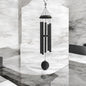 Concerto Musical Wind Chime – 40" Satin Black Outdoor Chime for Soothing Melodies, Garden, Patio & Home Décor