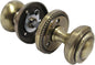 Antique Round Door Knob Set Including Tubular Latch - Georgian Style Sprung Internal & External Door Knobs for Mortice Locks & Tubular latches. Sets (4 Pair of Georgian MORTICE KNOBS)