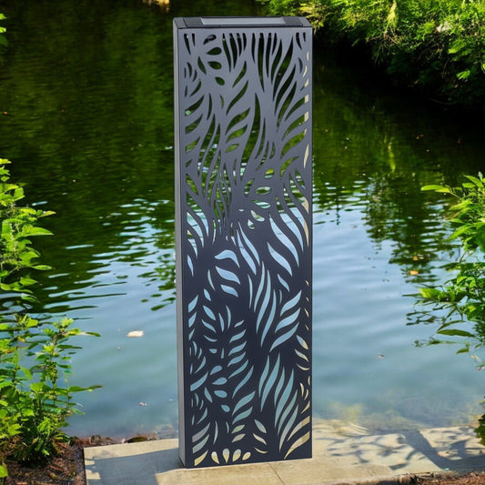 Metal Leaf Solar Wall Panel