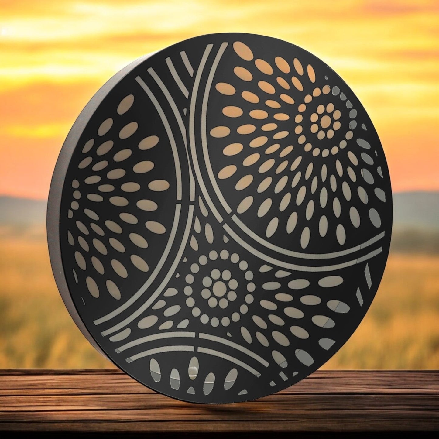 Metal Moroccan Solar Wall Panel