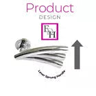 Chrome Arched Door Handles