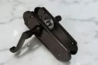 Victorian Black Nickel Ashford Interior Door Handles