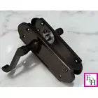 Victorian Black Nickel Ashford Interior Door Handles