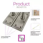 Georgian Satin Door Handles