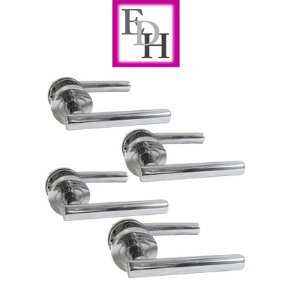 Epsom Modern Chrome Door Handles