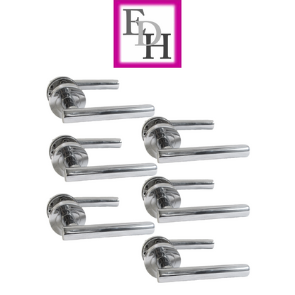 Epsom Modern Chrome Door Handles
