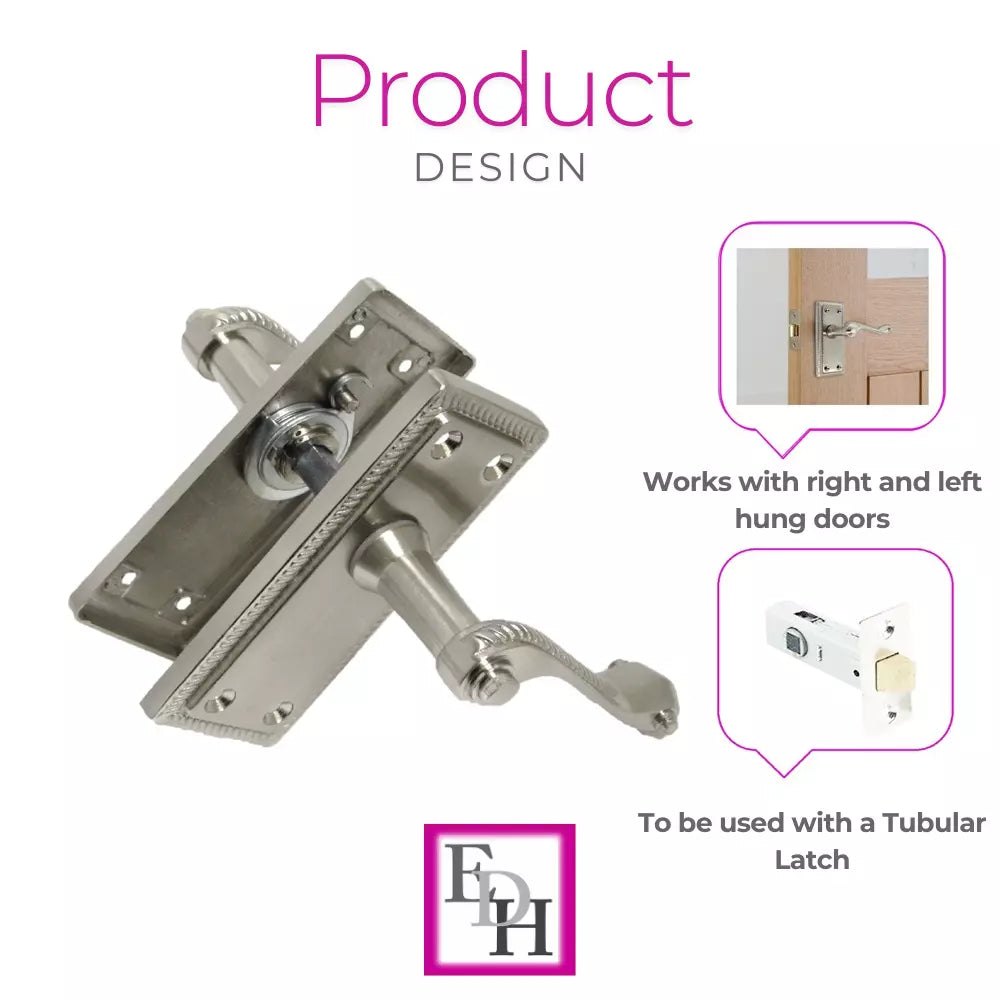 Georgian Satin Door Handles