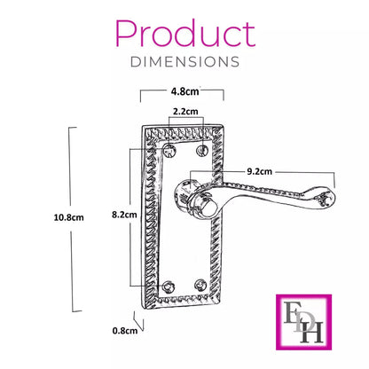 Georgian Satin Door Handles