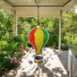 Small Rainbow Solar Hot Air Balloon – Outdoor Hanging LED Light for Garden, Patio & Porch Décor (45cm x 14cm x 14cm)