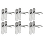 Epsom Door Handle Internal Polished Chrome Twist Door Handle Set 6 Pairs