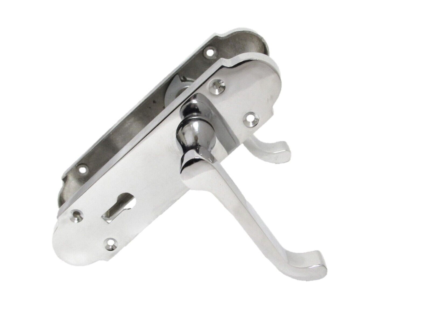 Epsom Door Handle - Chrome Internal Door Handles - 3 Lever Mortice Sash Lock x1