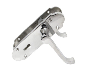 Epsom Door Handle - Chrome Internal Door Handles - 3 Lever Mortice Sash Lock x1