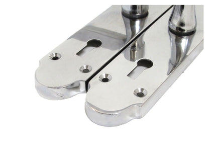 Epsom Door Handle - Chrome Internal Door Handles - 3 Lever Mortice Sash Lock x2