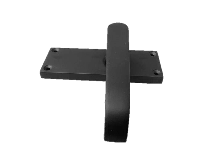 Door Handles  Internal & External Victorian Straight Lever Latch Matt Black. 6+