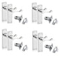 Modern Victorian Chrome Door Handles,Victorian Scroll Lever Latch Door Handles4+