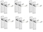 Modern Victorian Chrome Door Handles, Victorian Scroll Lever Latch Door Handles6