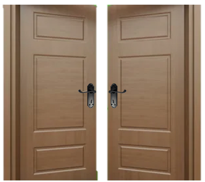 Askworth Matt Black Internal Lock Door Handles+ 3 Lever Mortice Sash Lock-170mm