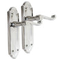 Chrome Plated Internal Door Handles Ashford Style Lever Latch Pair of Handles