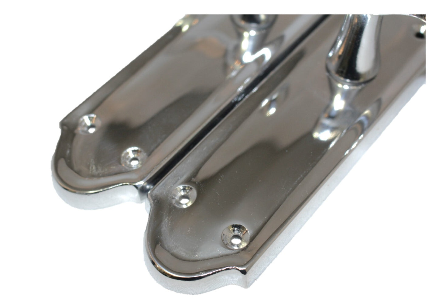 Chrome Plated Internal Door Handles Ashford Style Lever Latch Pair of Handles