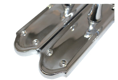 Chrome Plated Internal Door Handles Ashford Style Lever Latch Pair of Handles