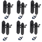 Matt Black Internal Door Handles Ashford Style Lever Latch Handles and Latch