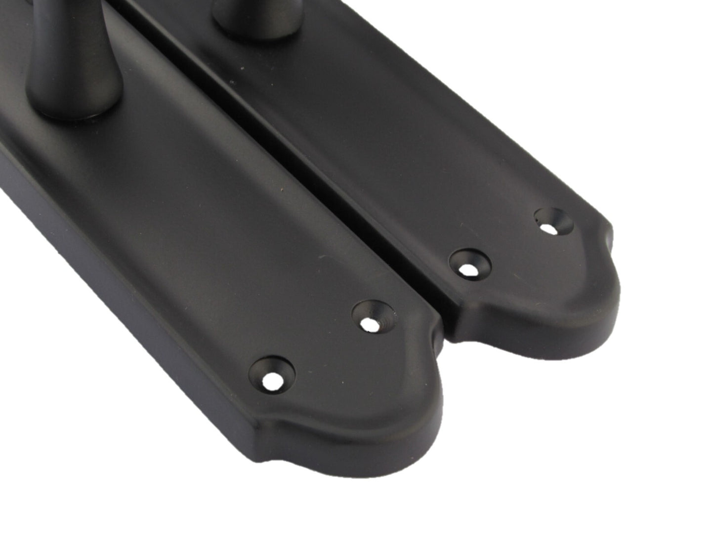 Matt Black Internal Door Handles Ashford Style Lever Latch Handles, 6 Pairs