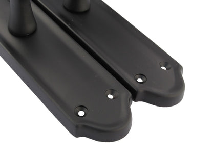 Matt Black Internal Door Handles Ashford Style Lever Latch Handles, 6 Pairs