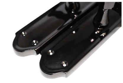 Black Nickel Internal Door Handles Ashford Style Lever Latch + Tubular Latch Set