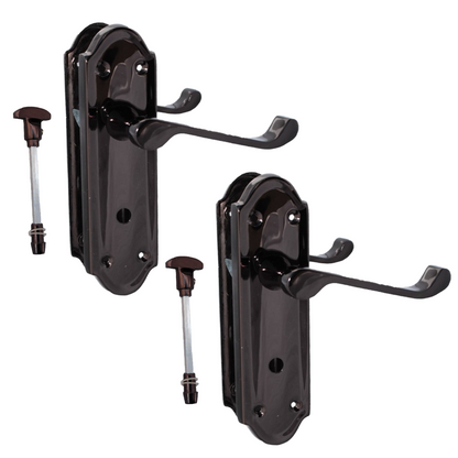 Black Nickel Door Handles - Askworth Internal Door Handle Set for Internal Doors