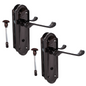 Black Nickel Door Handles - Askworth Internal Door Handle Set for Internal Doors