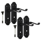 Matt Black Door Handles - Askworth Internal Door Handles Set for Internal Doors