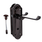 Black Nickel Door Handles - Askworth Internal Door Handle Set for Internal Doors