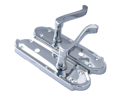 Chrome Door Handles - Askworth Internal Door Handles with Bathroom Sash