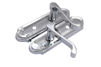 Chrome Door Handles - Askworth Internal Door Handles with Bathroom Sash