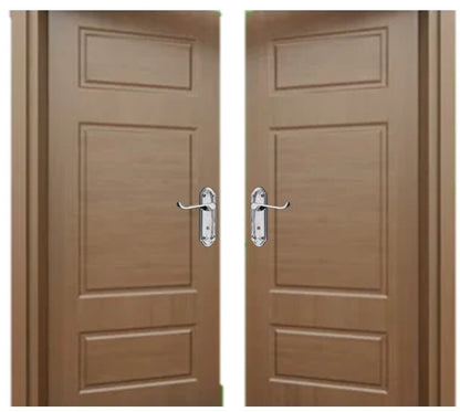 Chrome Door Handles - Askworth Internal Door Handles with Bathroom Sash