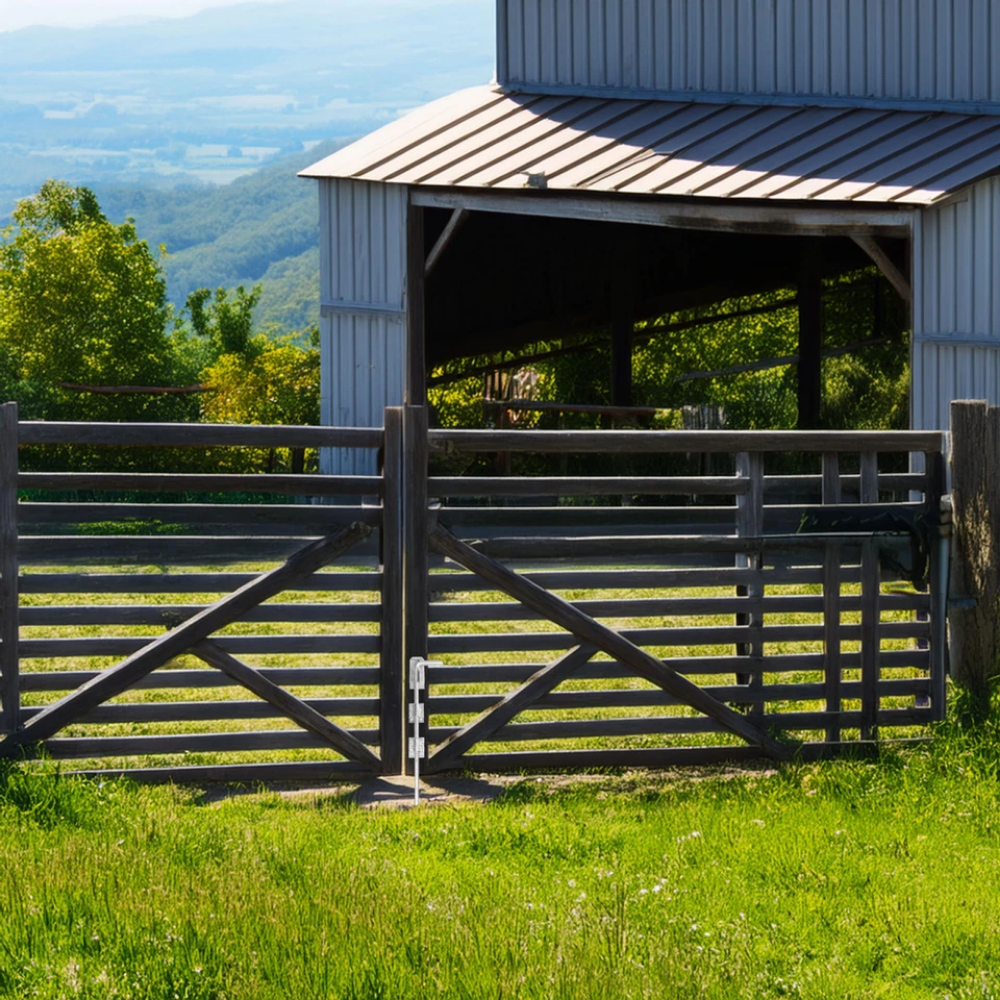 Long 18" Galvanised Drop Bolt | Garage/Gate/Door Lock