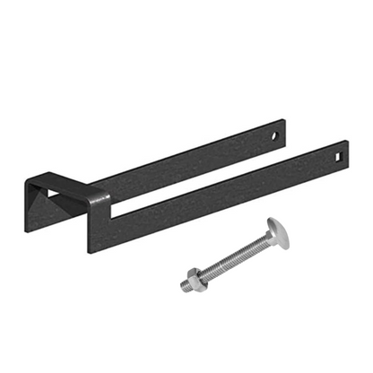 Galvanised Throw-Over Loop Gate Latch – Narrow Pattern for 2″ Gates + Coach Bolt