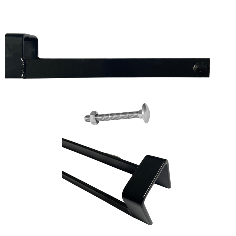 Galvanised Throw-Over Loop Gate Latch – Narrow Pattern for 2″ Gates + Coach Bolt
