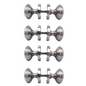 Satin Nickel Round Door Knobs- Reeded Internal Handles for Mortice Locks