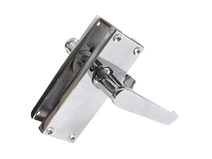 Victorian Straight Chrome Door Handles – Interior Lever Handles + Tubular Latch