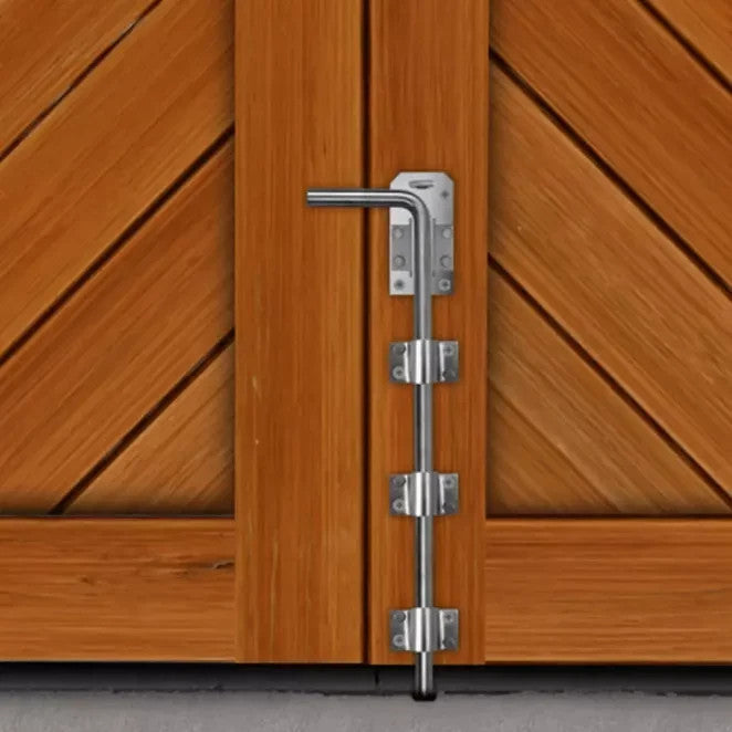 2x 15" Heavy Duty Drop Bolts–Galvanised Gate, Stable, Shed, Garage Sliding Lock